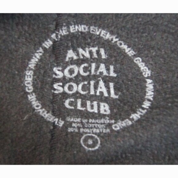Anti Social Social Club Hoodie - Everyone goes away in the end - Picture 6 of 9